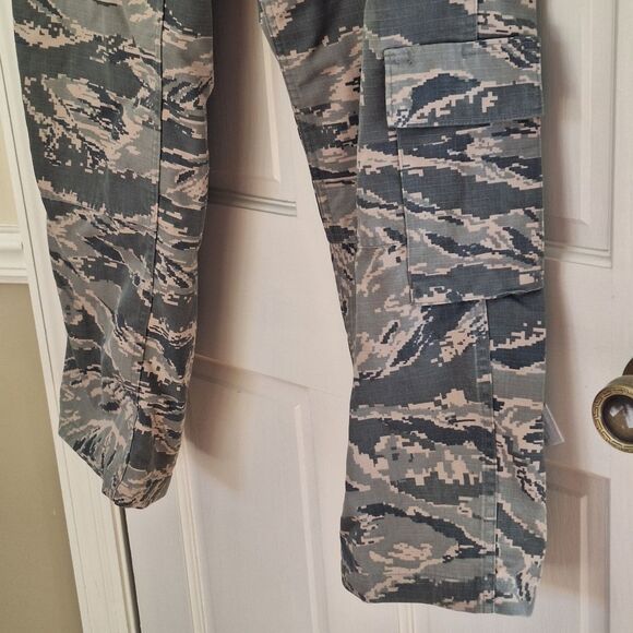 Military US Air Force Pants Men's 34R Combat Camo Utility Cargo Trouser Fatigues - Picture 14 of 14
